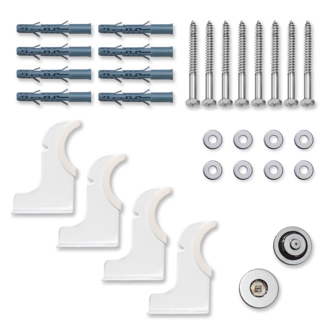 Вертикальний радіатор NAVIN Ellipse 480х1800-8 мм anticor Білий (S02-145032-4818) - фото 7