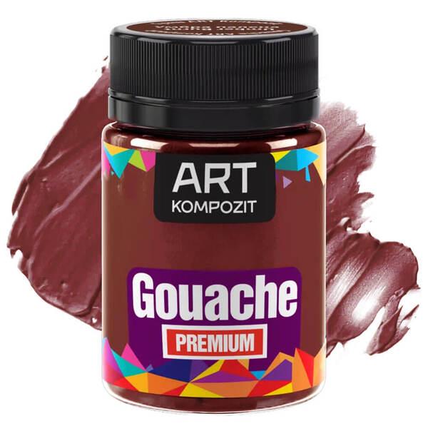 Гуашева фарба художня ART Kompozit Premium 60 мл Умбра палена (21064) - фото 1