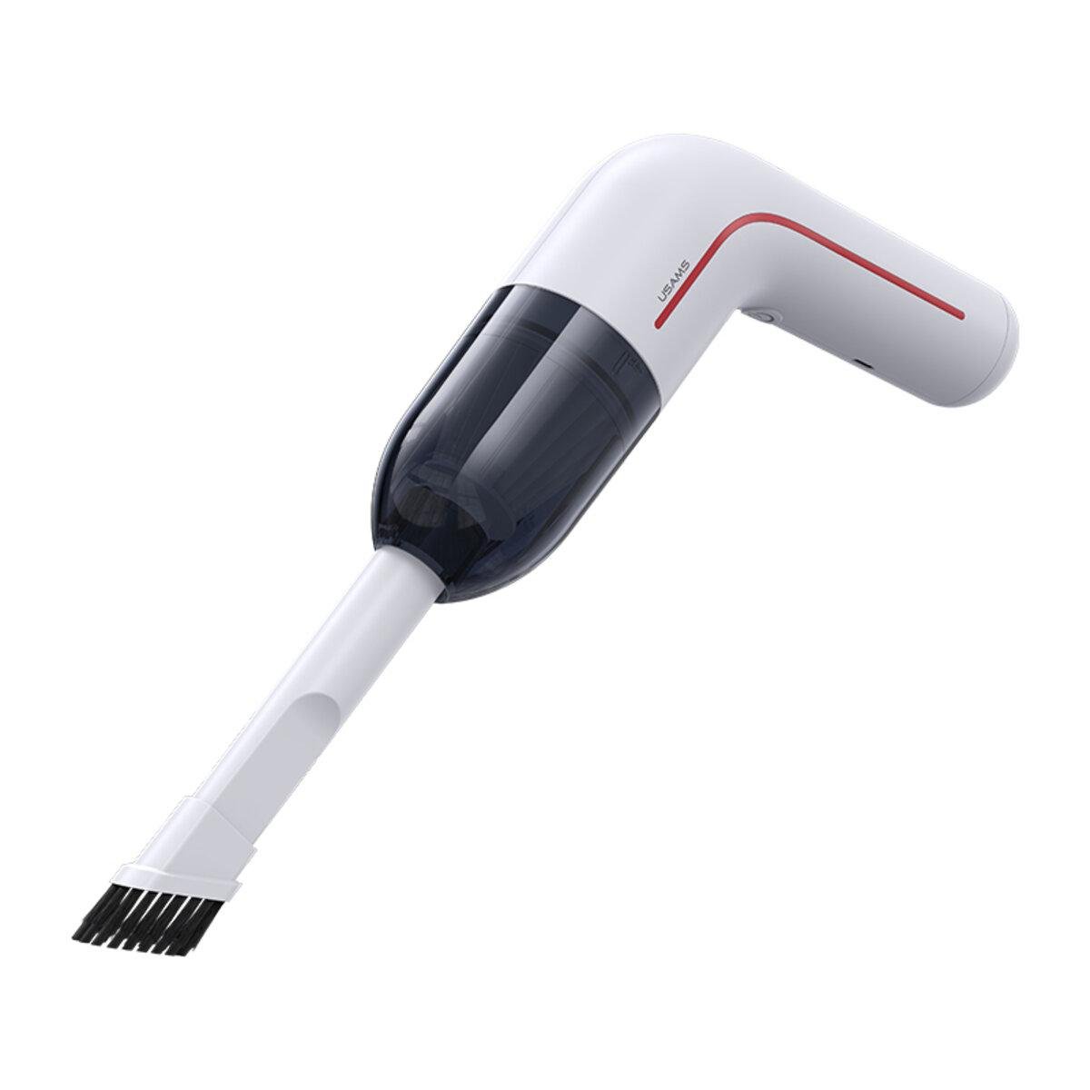 Автомобильный беспроводной пылесос для авто Usams US-ZB253 Mini Handheld Vacuum Cleaner LEJ Series White (258456)