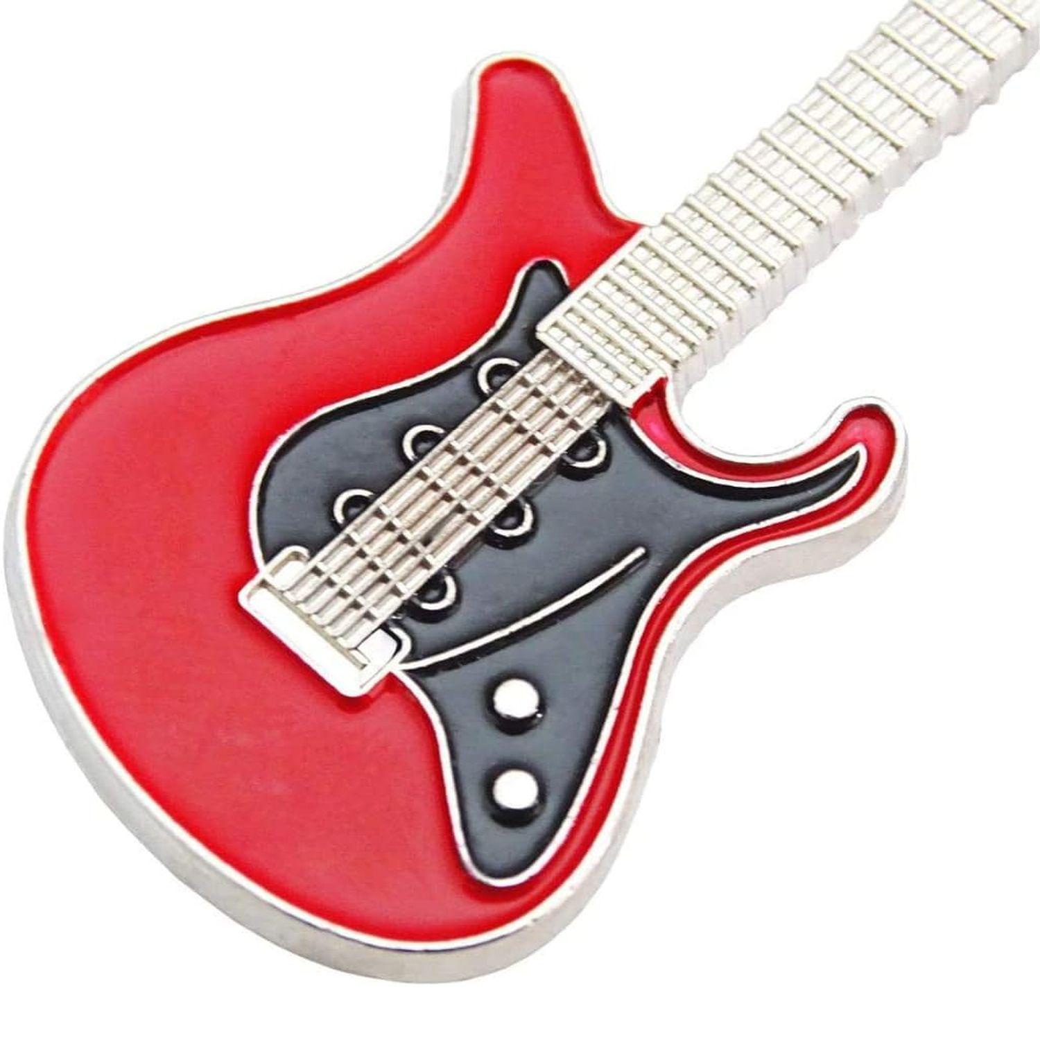 Брелок для ключей Гитара металлический Красный (99_10_0_1С) - фото 8 Брелок для ключей Гитара металлический Красный (99_10_0_1С) - фото 8
