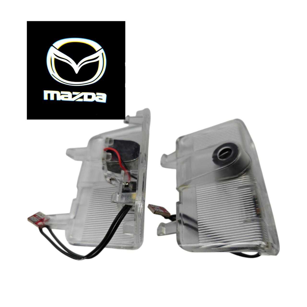 Подсветка на двери автомобиля светодиодная VIP штатная с логотипом Mazda 2013-2018 (2477307983) - фото 2 Подсветка на двери автомобиля светодиодная VIP штатная с логотипом Mazda 2013-2018 (2477307983) - фото 2