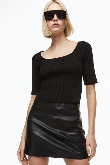 Топ H&M S Чорний (1154203П)
