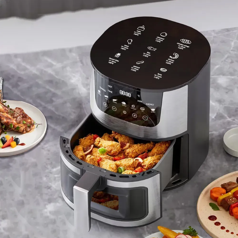 Фритюрниця Zepline безмасляна з таймером сенсорна 8 л 4200 Вт - фото 7 Фритюрниця Zepline безмасляна з таймером сенсорна 8 л 4200 Вт - фото 7