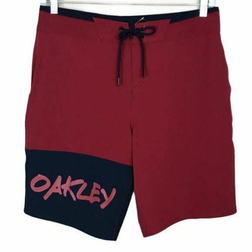 Шорты мужские для плавания Oakley Wall Graffiti Boardshorts 21" 482644-80U р. 33 Icon Red (11290257) - фото 1