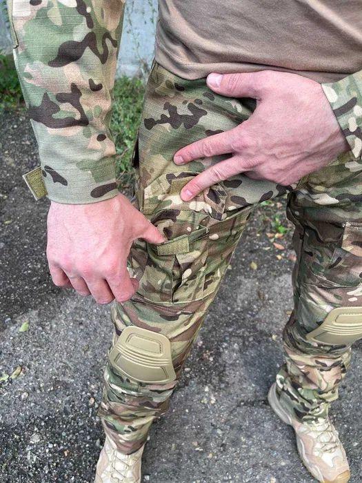 Військова форма убакс та штани з наколінниками/налокітниками M Мультикам (11772546) - фото 9
