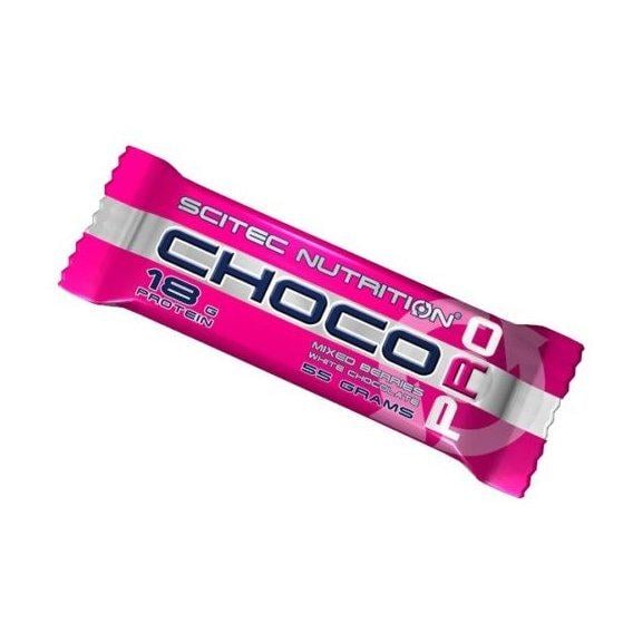 Батончик углеводный Scitec Nutrition Choco Pro Bar 55 г Mixed Berries/White Chocolate - фото 1