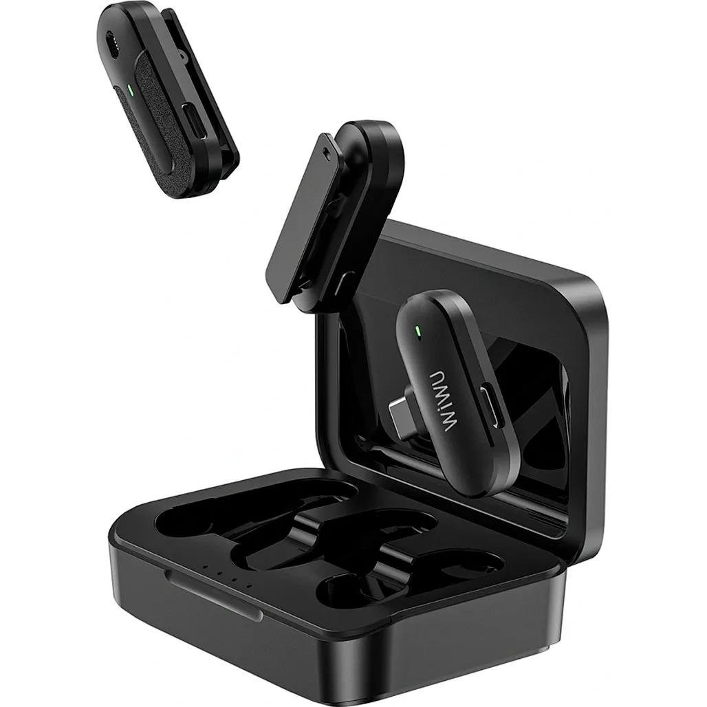 Микрофон петличный беспроводной WIWU mini Wi-WM002 USB Type-C (779873) Микрофон петличный беспроводной WIWU mini Wi-WM002 USB Type-C (779873)