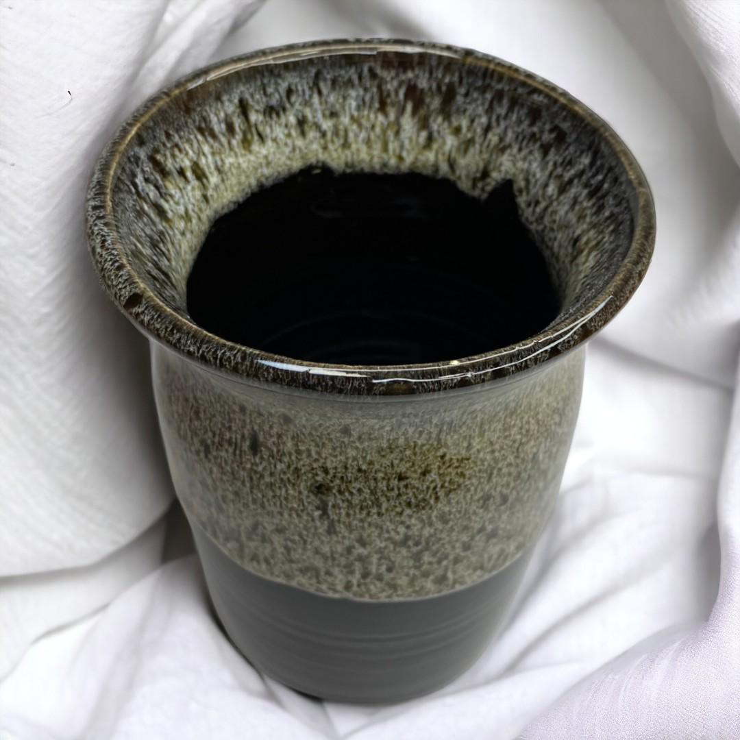 Стакан ручной работы Зелено-коричневый (14505833) - фото 2