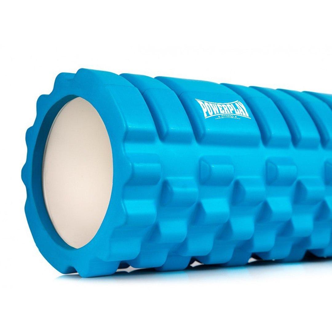 Ролик масажний PowerPlay 4025 Massage Roller 33x15 см Синій (A-013234) - фото 3