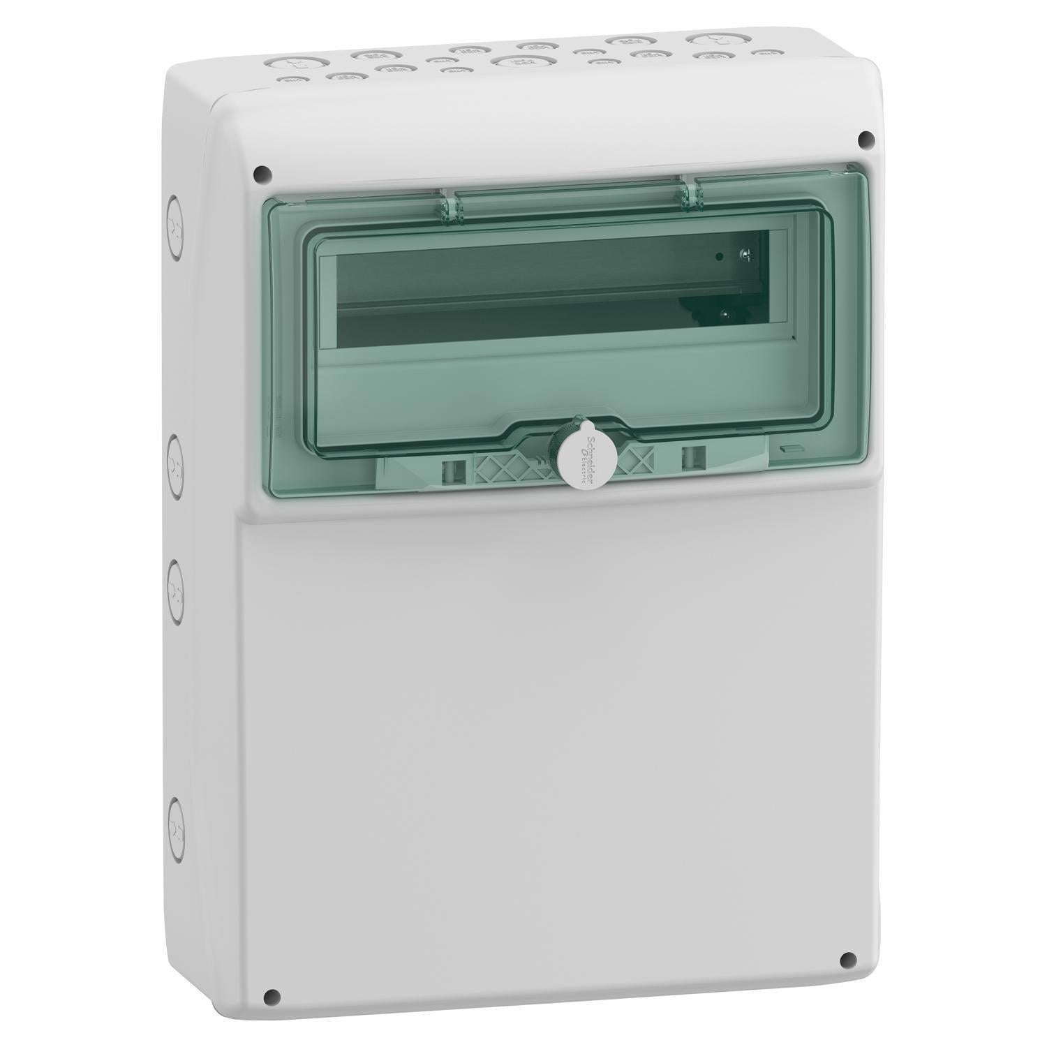 Щит навісний універсальний Schneider Electric Kaedra з плоскою панеллю IP65 12-модульний (13192)