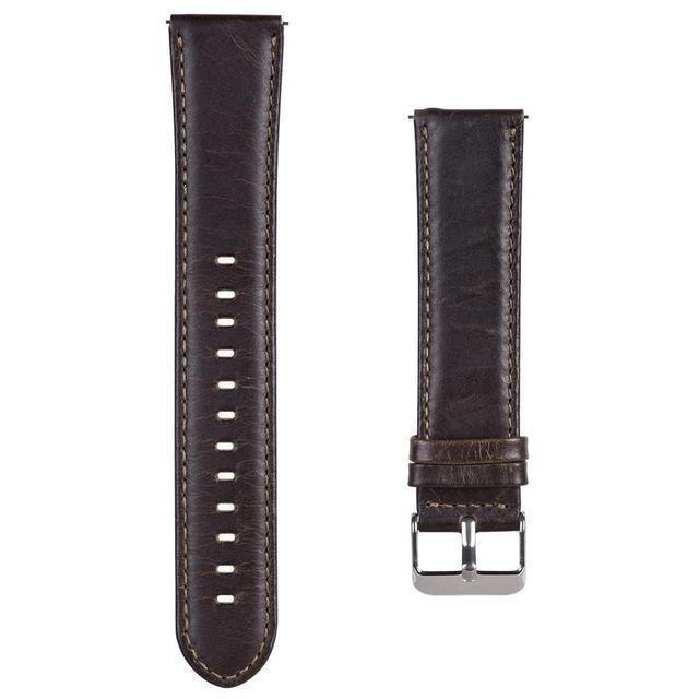 Кожаный ремешок Primo для часов Samsung Gear Sport SM-R600 Dark Brown (739586208)
