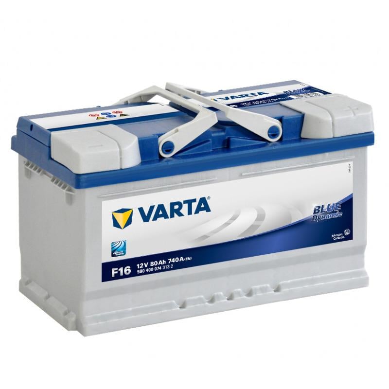 Акумулятор автомобільний Varta Blue Dynamic EN F16 6СТ-80Ah АзЕ 740A (580400074)