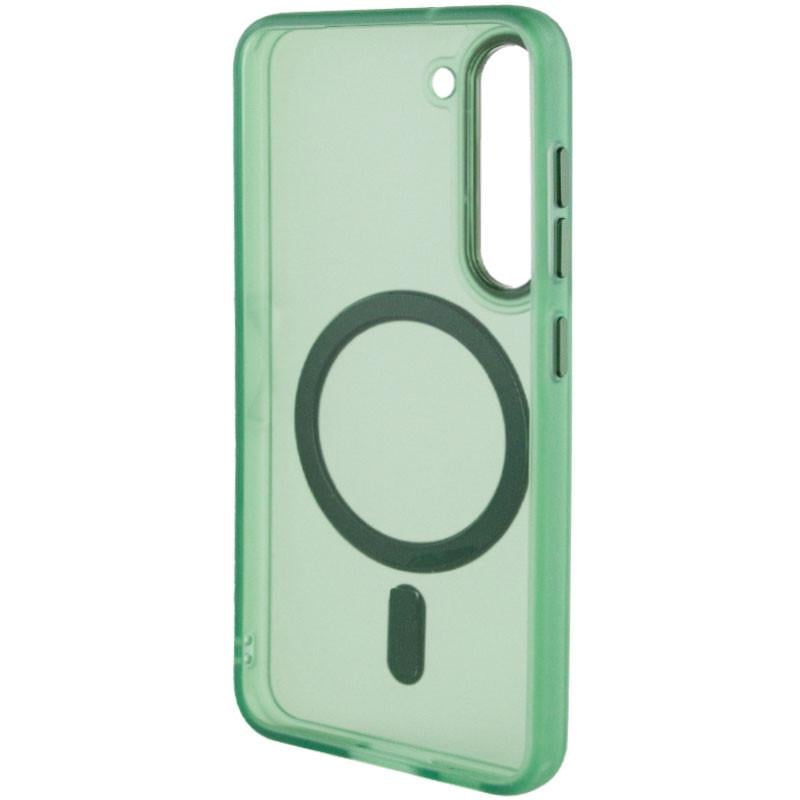 Протиударний чохол TPU+PC Lyon Frosted для Samsung Galaxy S23 FE Green - фото 4