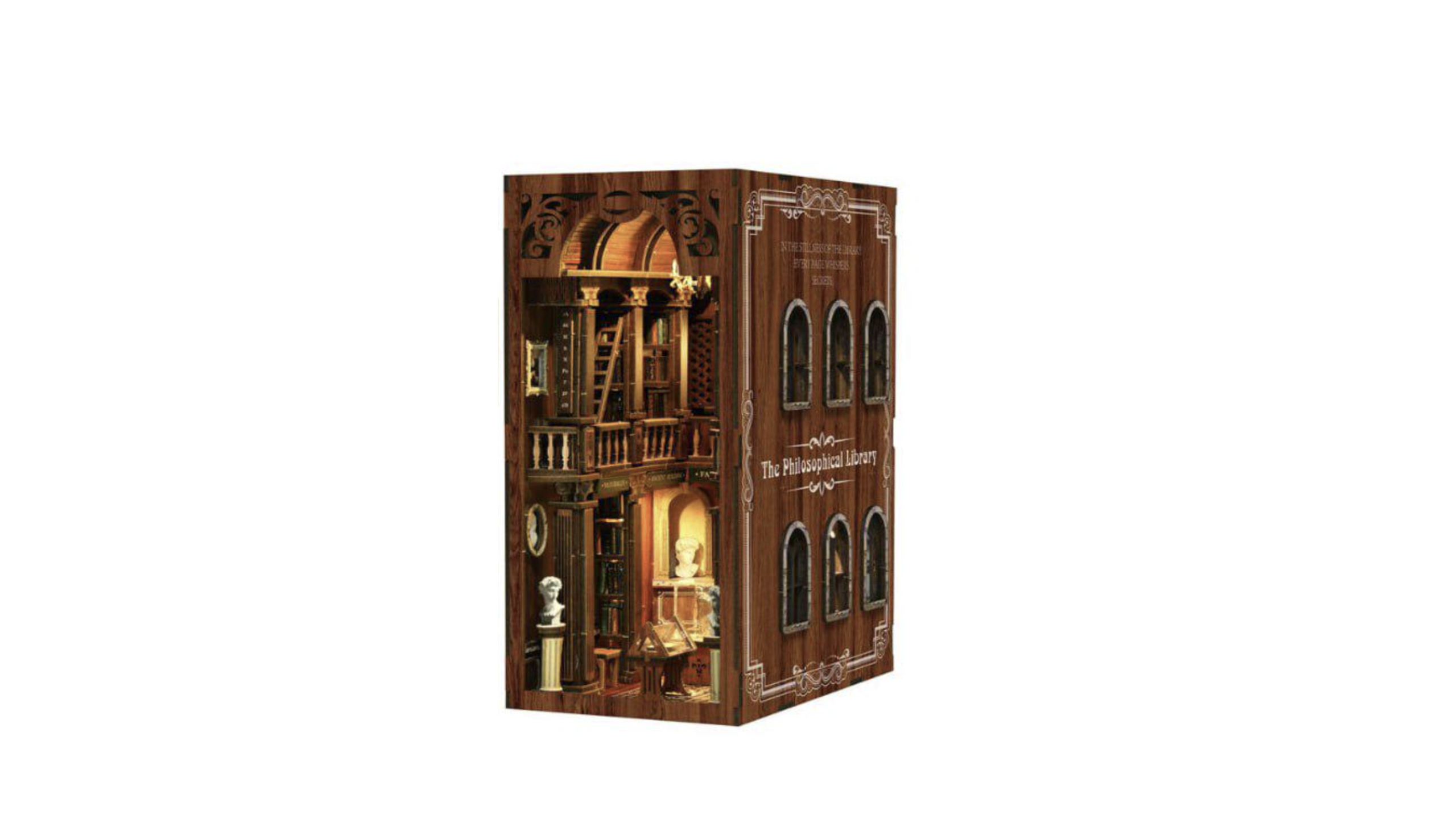 Бук Нук інтер'єрний конструктор Book Nook The Philosophical Library DIY (BV02-014)