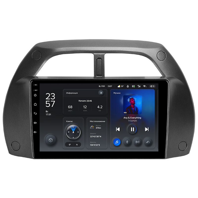 Автомагнитола штатная Teyes X1 для Toyota RAV4 2000-2003 Android (1621957578)