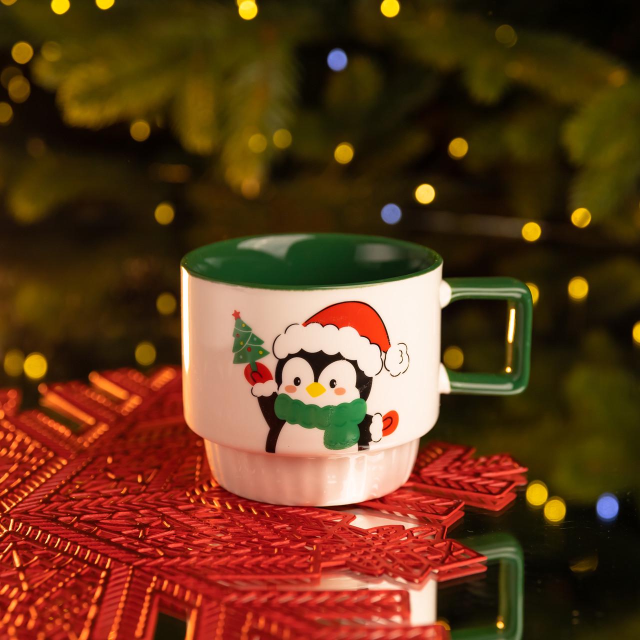 Чашка порцелянова Пінгвін Гантер 400 мл (FM-CS-50P)