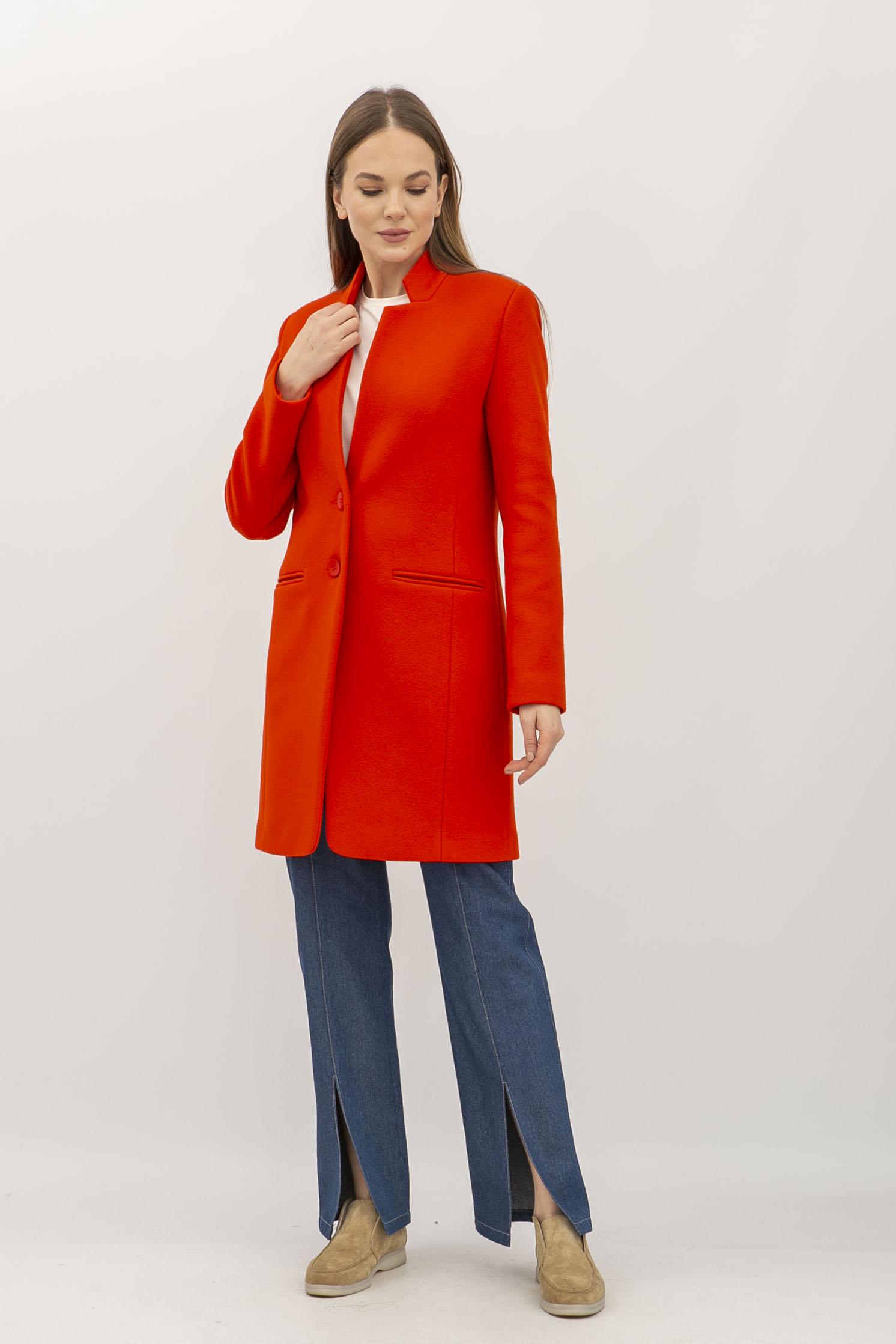 Пальто Lesia Клера р. 48 Коралловый (142940000)