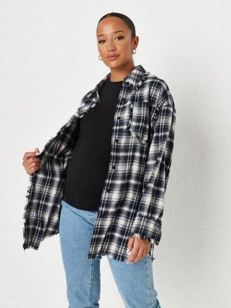 Сорочка Missguided Клітинка р. 38 Синій (TW631720)