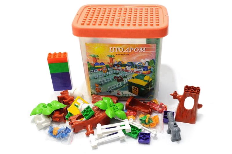 Конструктор Doloni Іподром 119 деталей 26,5x27x18 см Різнобарвний (013888/05)