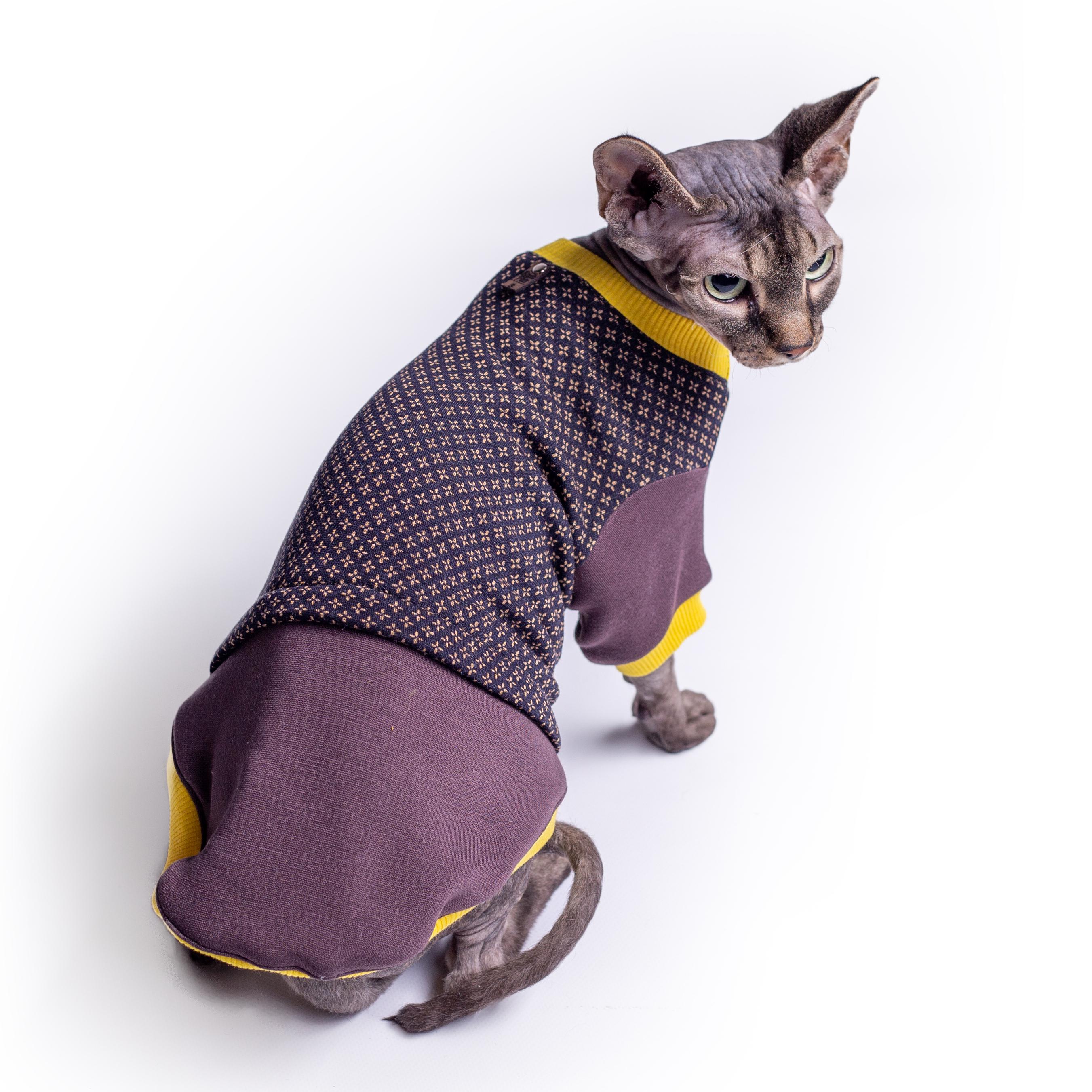 Кофта для котів з рукавами тепла Style Pets Cambr XL (437XL) - фото 3