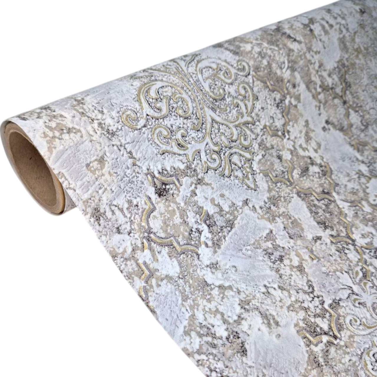 Шпалери вінілові Слов'янські шпалери 3757-01 для спальні/вітальні/коридору/офісу 10,05x1,06 м Світло-сірий (2481513225)