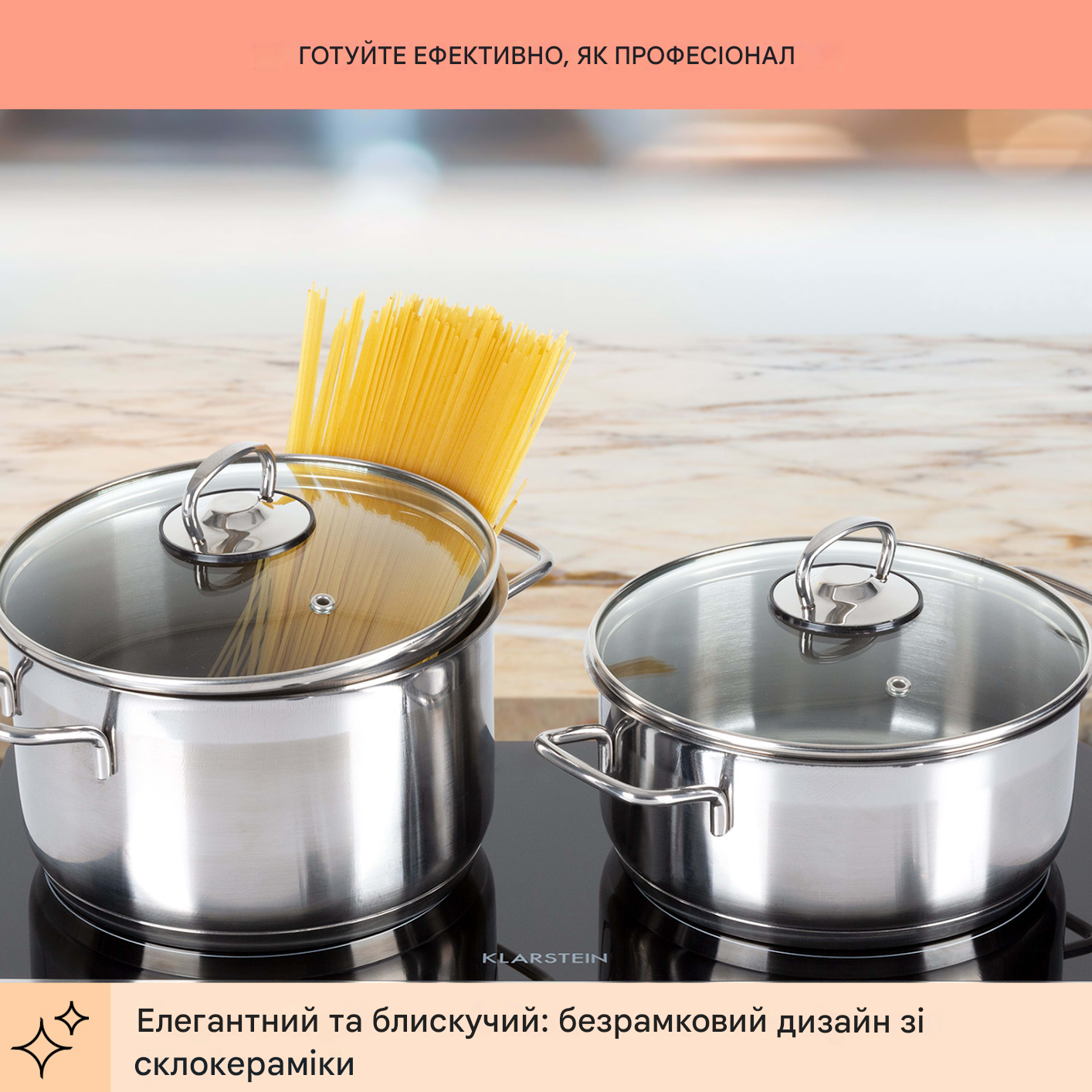 Плита інфрачервона KLARSTEIN Cookbuddy 2400 Вт (10035705) - фото 6 Плита інфрачервона KLARSTEIN Cookbuddy 2400 Вт (10035705) - фото 6
