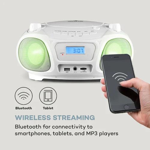 Бумбокс Auna Roadie Sing CD Boombox CD USB FM BT - фото 4 Бумбокс Auna Roadie Sing CD Boombox CD USB FM BT - фото 4