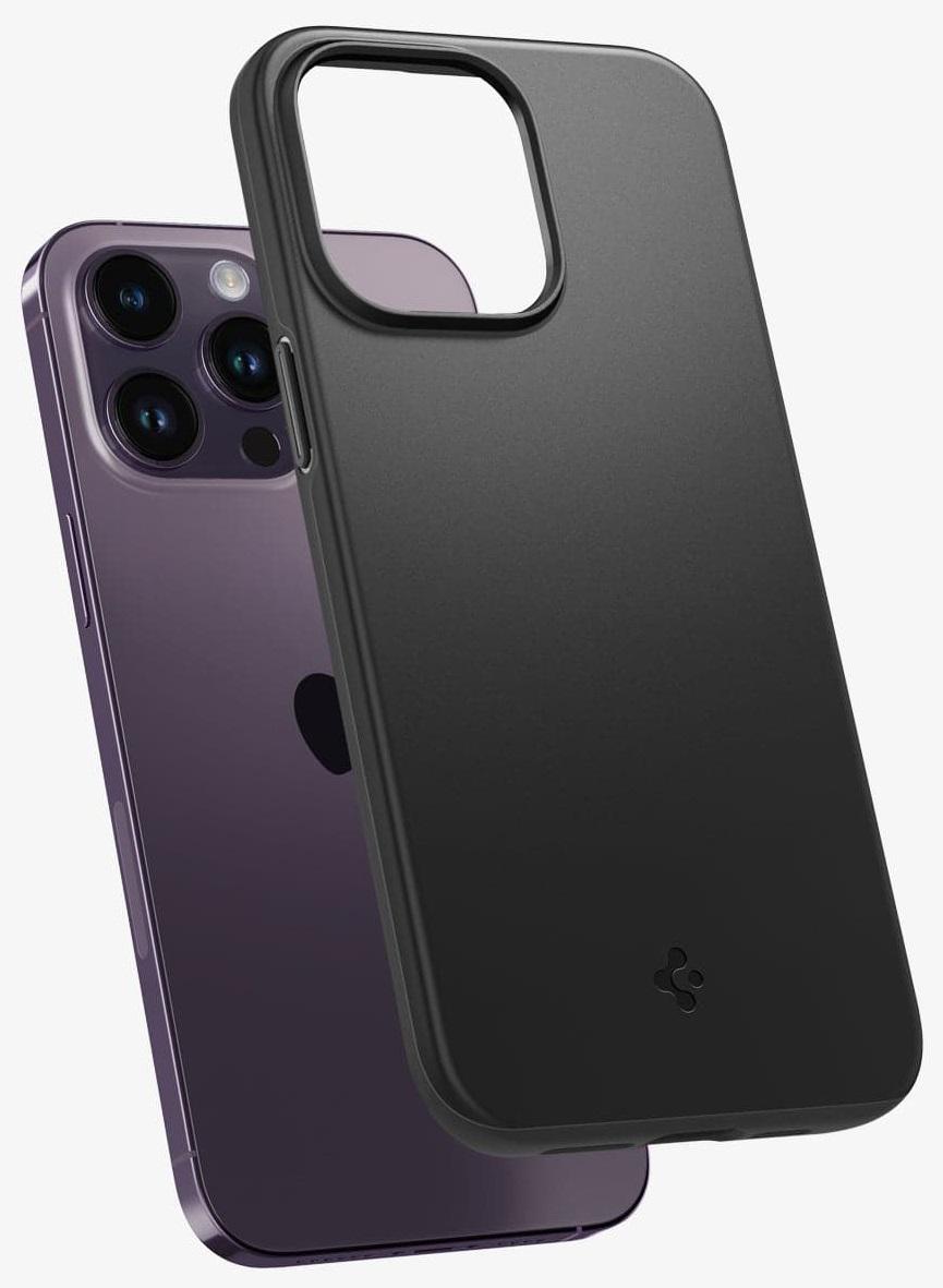 Чехол противоударный Spigen Thin Fit ACS04780 для Iphone 14 Pro (6.1") Black