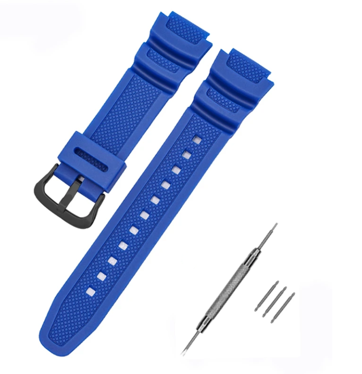 Ремінець для Casio G-Shock AE-1000/1200 Blue BK (3809) Ремінець для Casio G-Shock AE-1000/1200 Blue BK (3809)