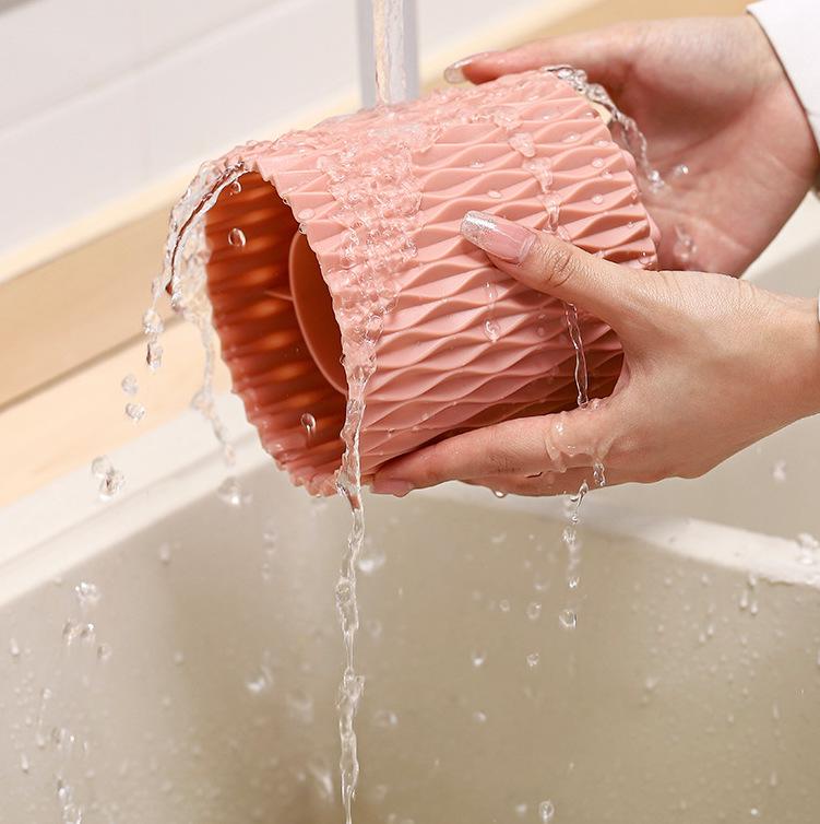 Органайзер для косметики 14408 11,7х11,8 см Розовый (4818468) - фото 5