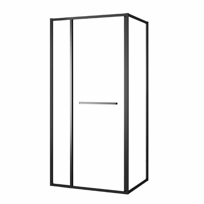 Душевая кабина CRUZE тип двери COME IN 90х90х200 см Прозрачный/Черный (29913919)