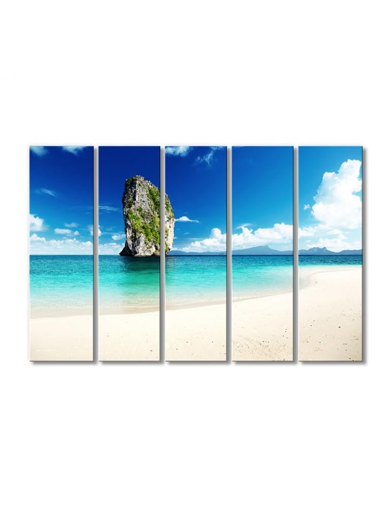 Картина модульная Пода остров в Таиланде 5 модулей 120x180 см
