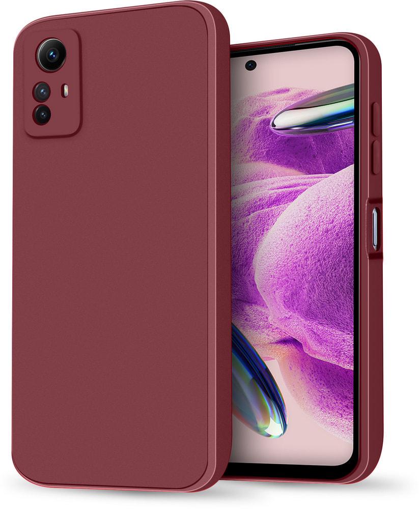 Силіконовий чохол HardCorner Xiaomi Redmi Note 12S (з мікрофіброю) Wine (34863-42)
