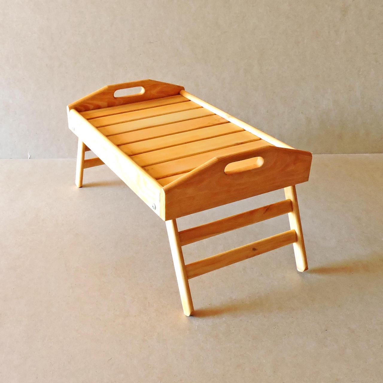 Столик-піднос для сніданку з дерева Аляска Каррі (СТП-001703) - фото 7 Столик-піднос для сніданку з дерева Аляска Каррі (СТП-001703) - фото 7