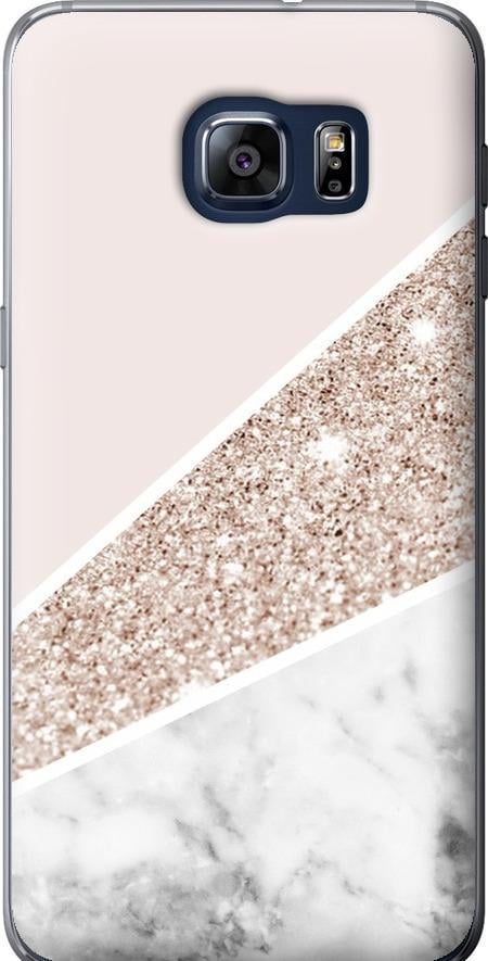 Чехол на Samsung Galaxy S6 Edge Plus G928 Пастельный мрамор (4342u-189-42517)