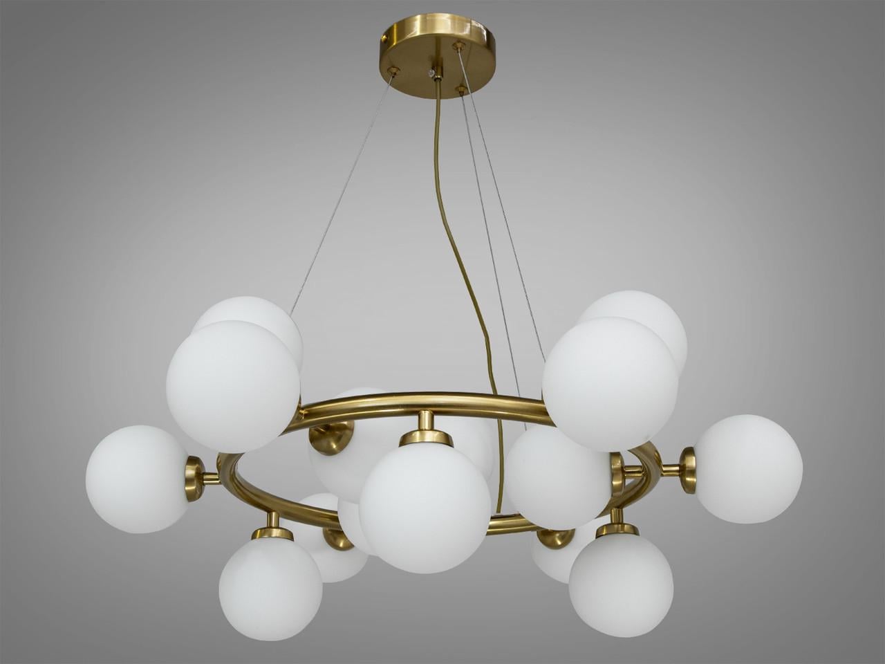 Люстра LQ7063-15BR-LS Bubbles на 15 ламп Бронзовый (2179357329)