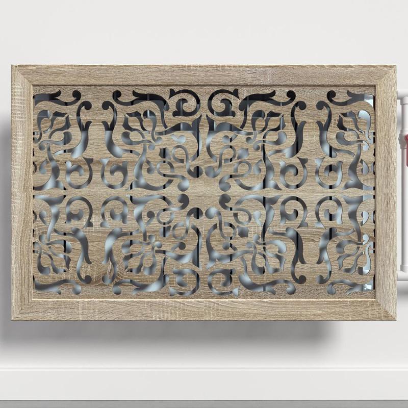 Решетка-экран на батарею SMARTWOOD 300 мм Дуб Сонома (R20851111)