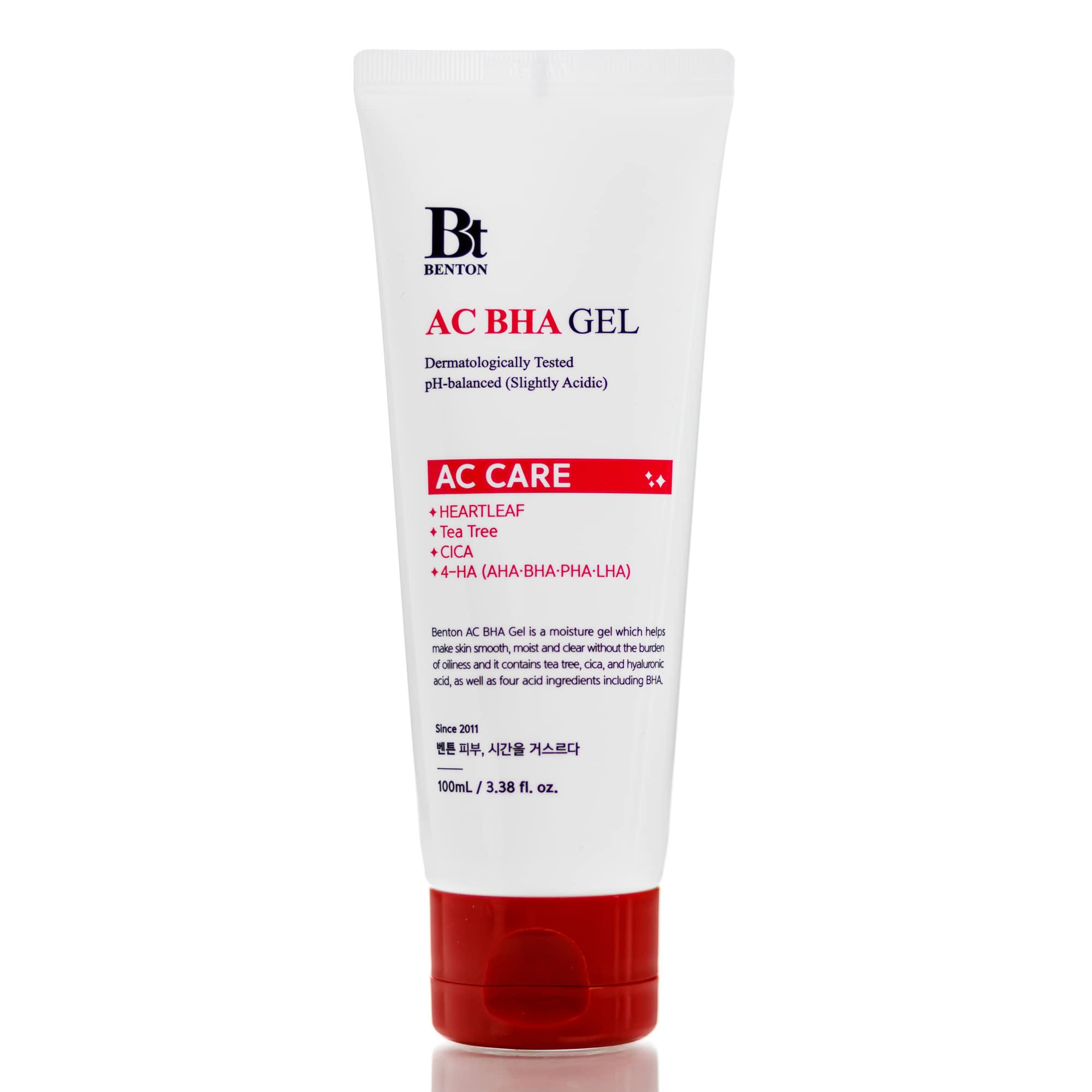 Гель для оновлення шкіри Benton AC BHA Gel незмивний відлущувальний 100 мл