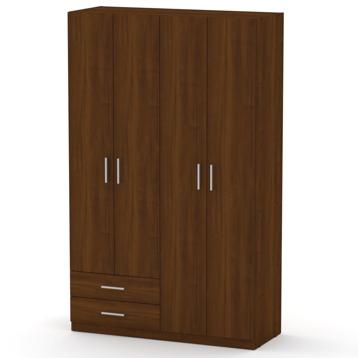 Шафа розпашна з шухлядами Компаніт Шкаф-14 Горіх