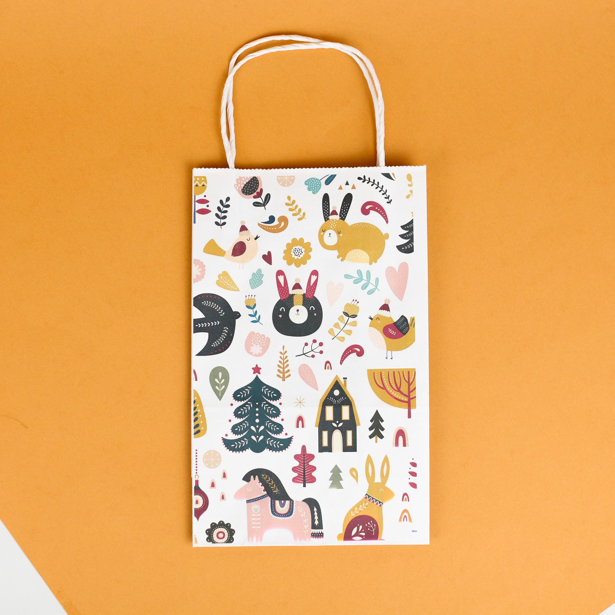 Подарочный пакет новогодний 150х90х240 мм 10 шт. - фото 3 Подарочный пакет новогодний 150х90х240 мм 10 шт. - фото 3