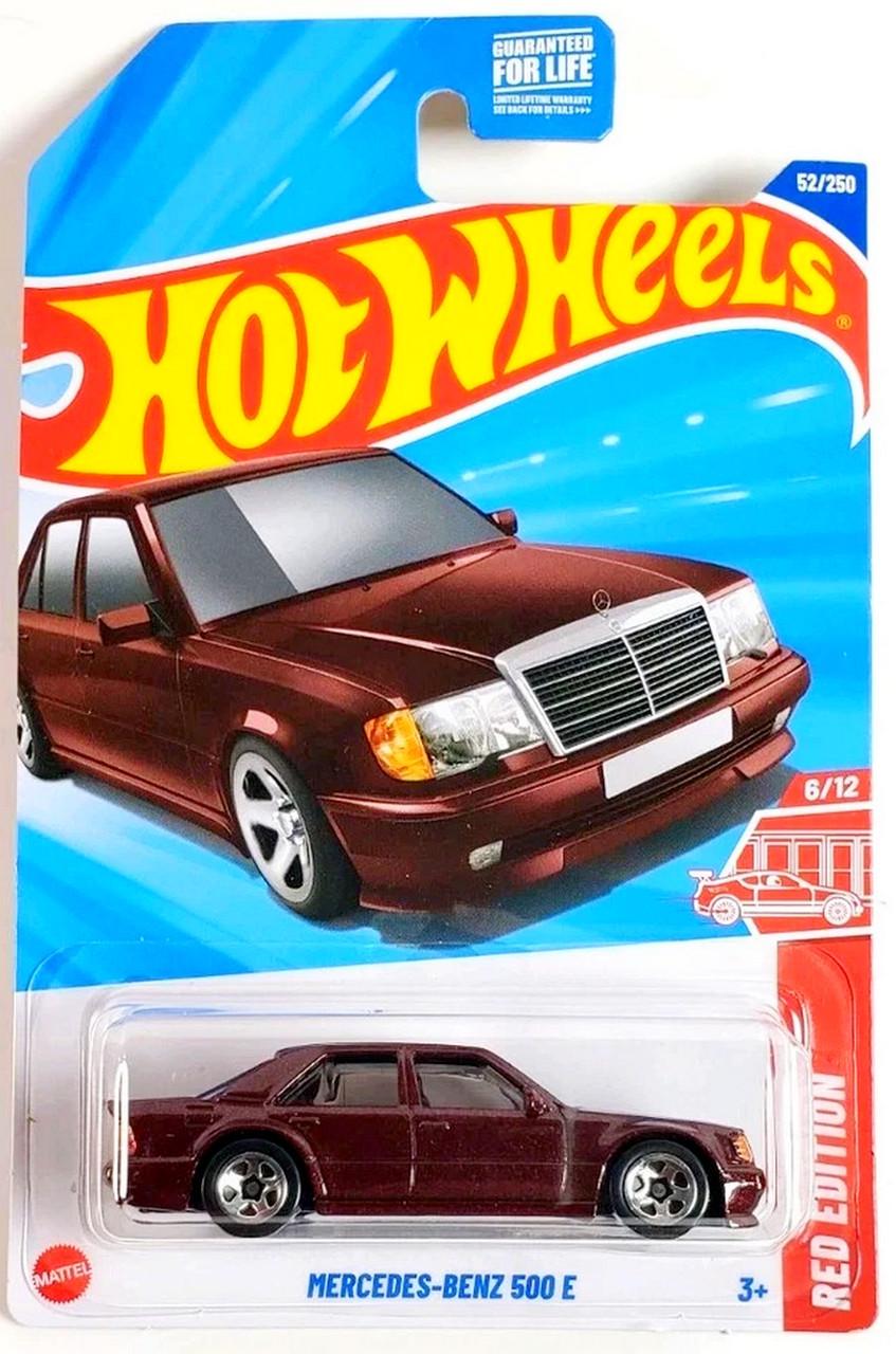 Іграшкова машинка Hot Wheels Mercedes-Benz 500 E 2025 Red Edition №052 Target Exclusive (HYY43)