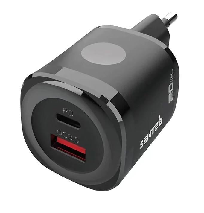 Адаптер питания Senteo Z-02S USB+USB-C 3A 30 W Black