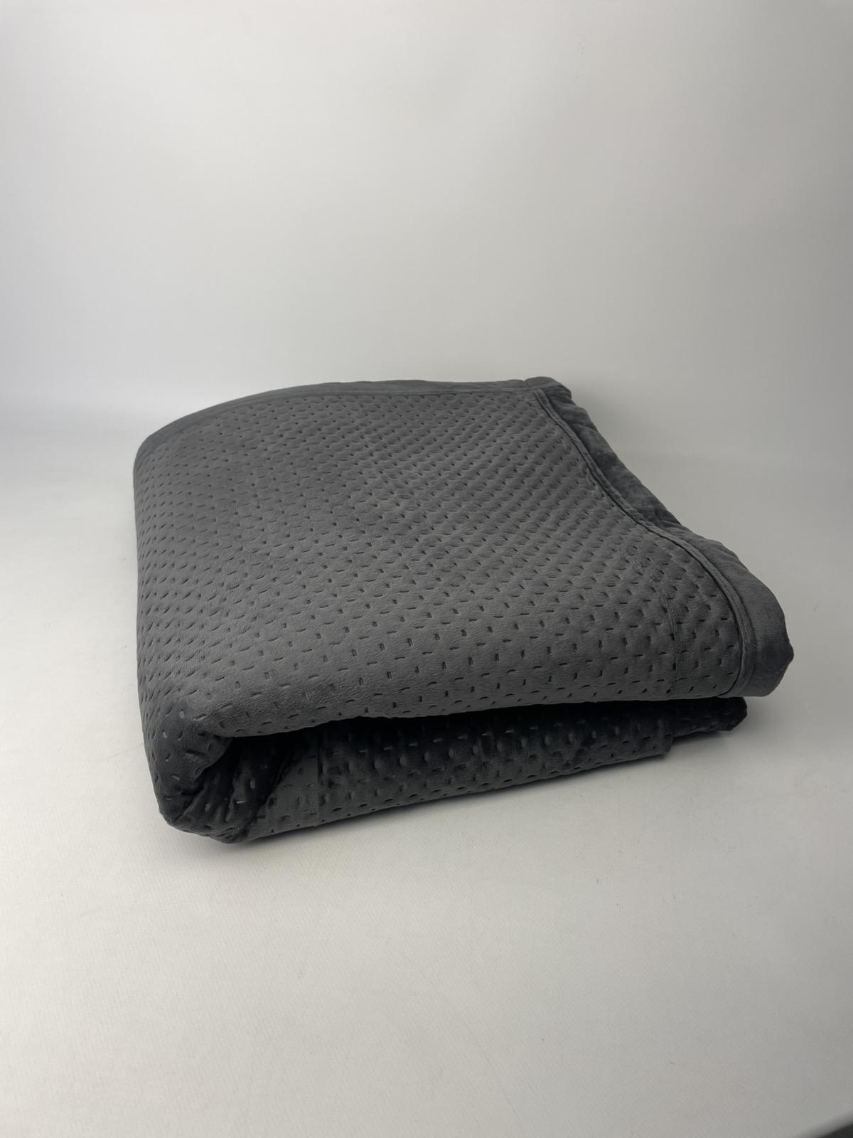 Покрывало велюровое AN 12-40 150x230 см Антрацит (CN37617) - фото 1 Покрывало велюровое AN 12-40 150x230 см Антрацит (CN37617) - фото 1