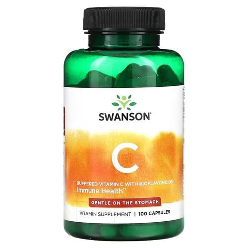 Витамин С Swanson Buffered Vitamin C with Bioflavonoids 100 Capsules (SW944)