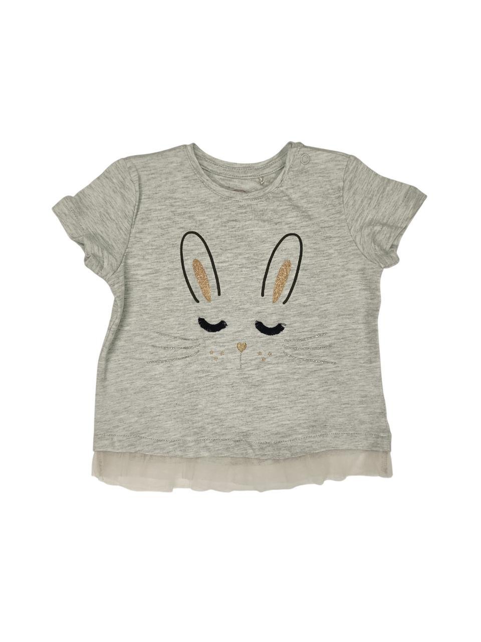 Футболка дитяча для дівчинки Cool Club 74 см Сірий (0560)