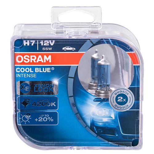 Автолампа Osram Cool Blue Intense + 20% H7 12 V 55 W PX26d