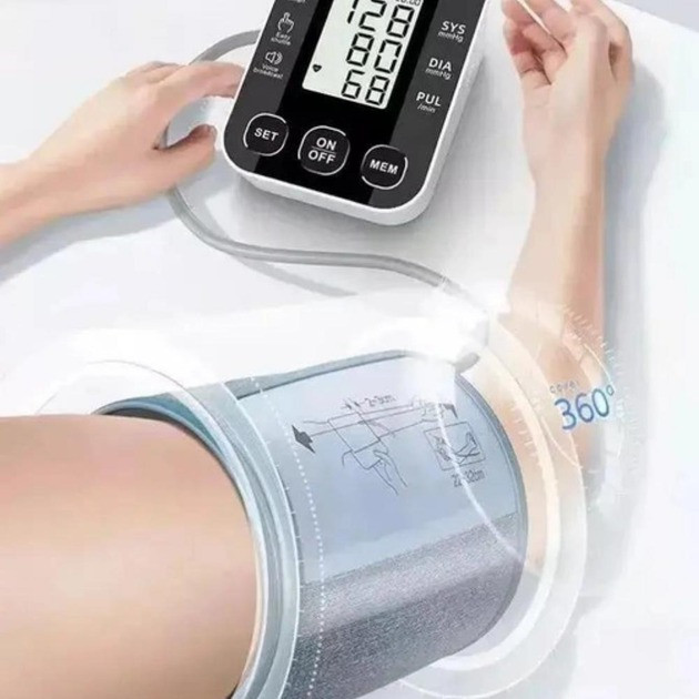 Тонометр автоматический цифровой 12,8x9,8x5,7 см (MA392) - фото 3 Тонометр автоматический цифровой 12,8x9,8x5,7 см (MA392) - фото 3