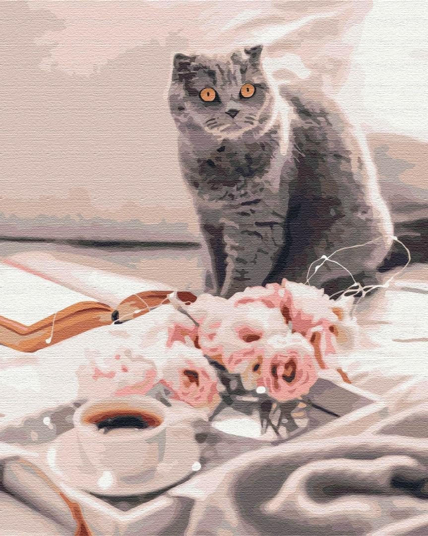 Картина за номерами Brushme Улюблений британець 40x50 см (BS51927)