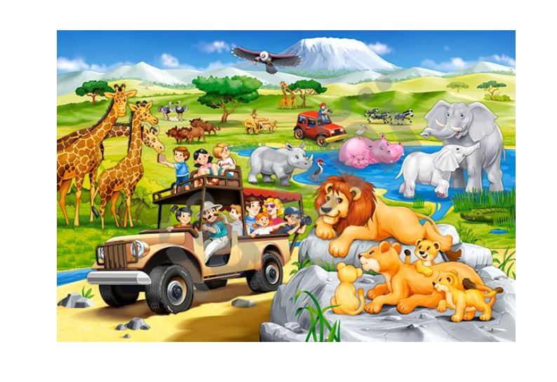 Пазли Кастор Сафарі 59х40 см 40maxi (b-040322)