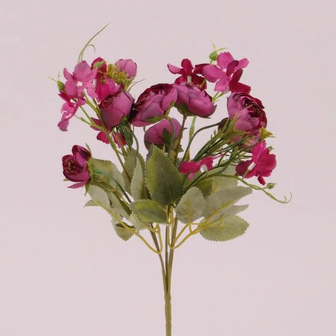 Букет Камелий декоративный Flora Марсаловый (72973)